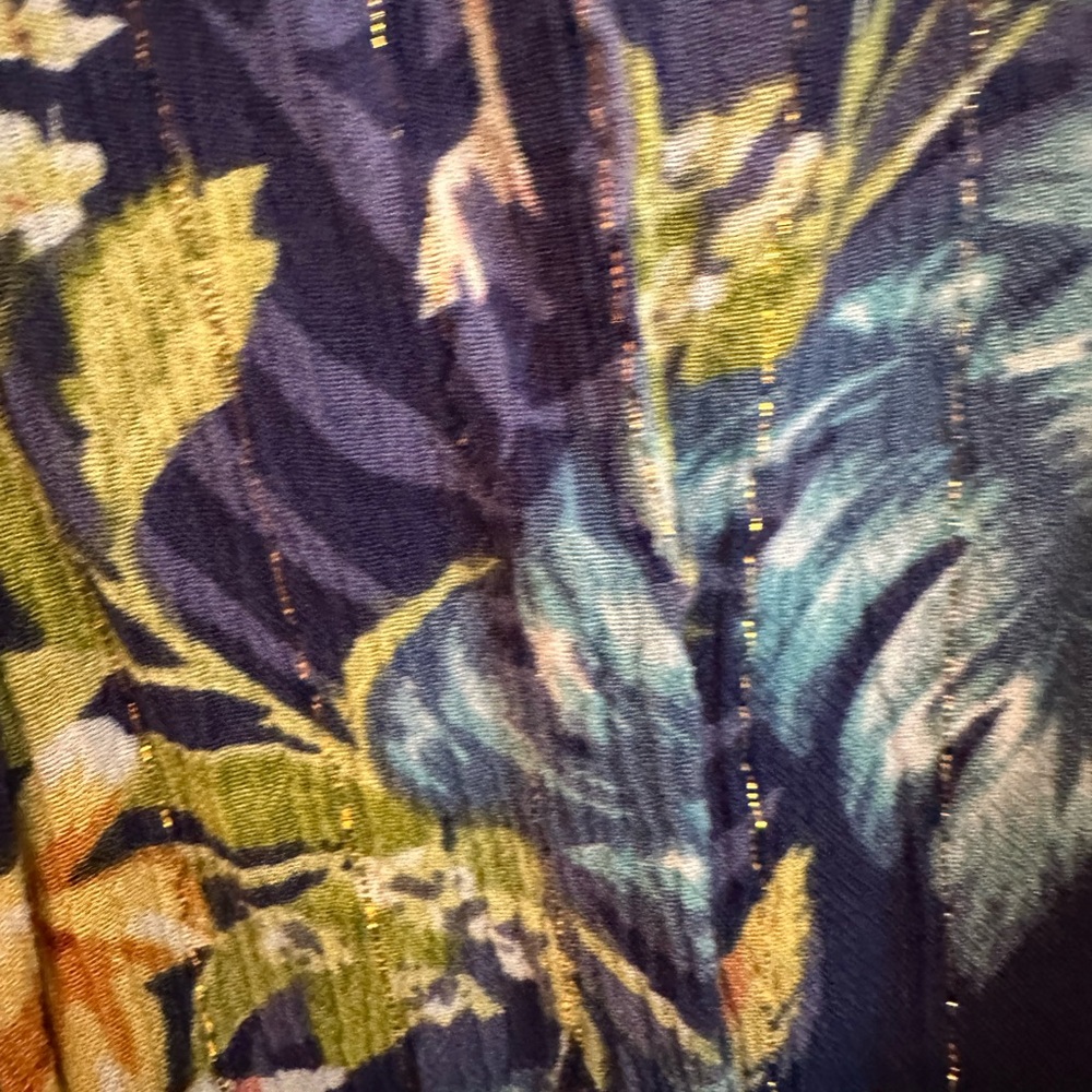 Hawaiian boutique floral print high-low dress - Picture 6 of 7